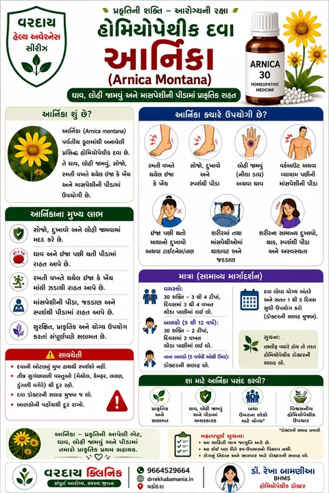 Arnica — the remedy in every homeopathic kit — One of the best known homeopathic remedies, and what it is traditionally used for.
