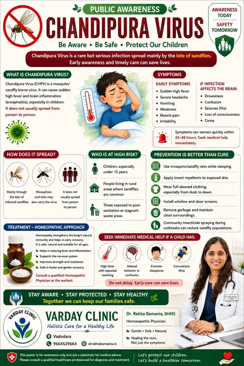 Chandipura virus — what to know — Awareness guidance on a virus that has affected children in Gujarat.